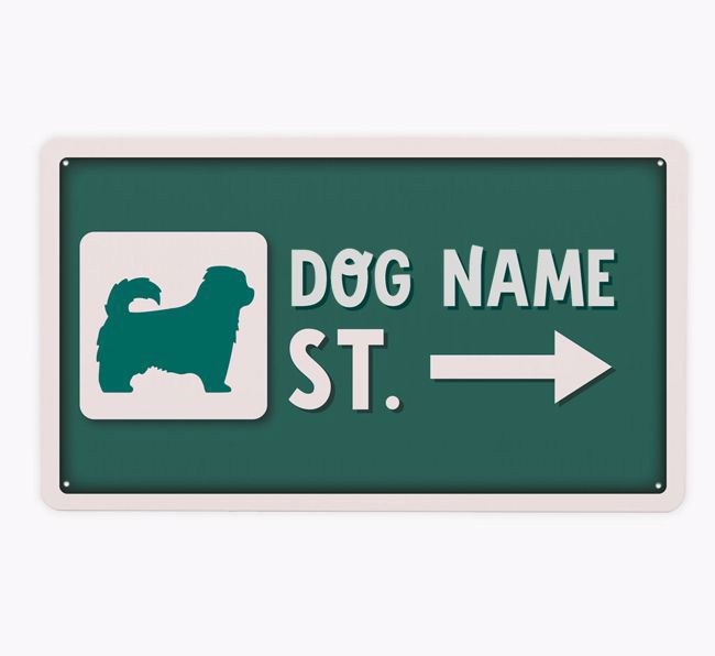 Street Sign: Personalised {breedFullName} Metal Sign